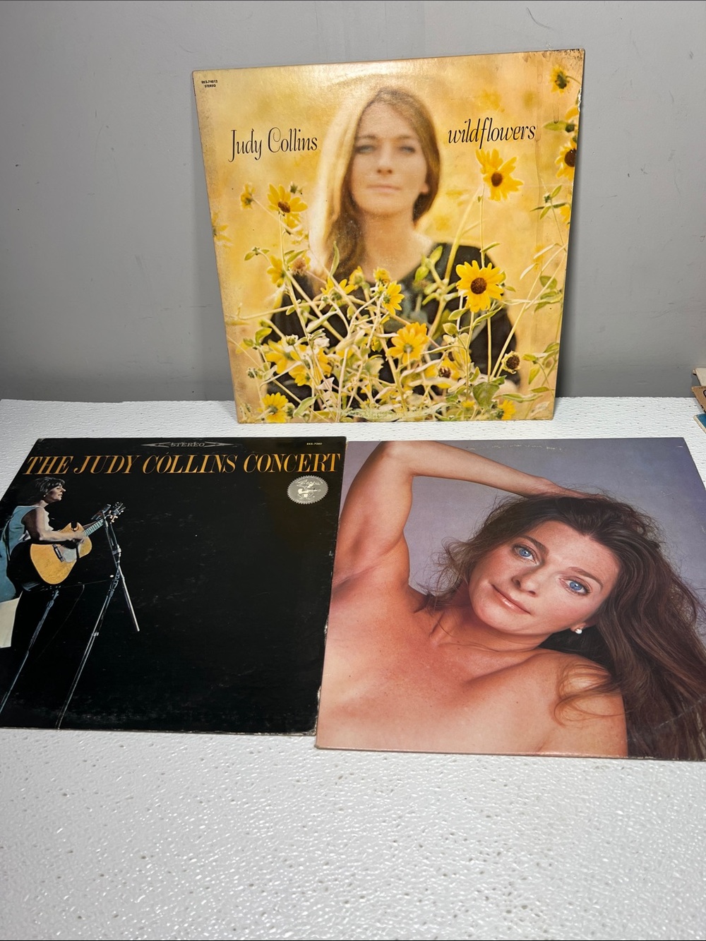 Vintage Vinyl Records by the American Folk Singer-Songwriter Judy Collins Set 3